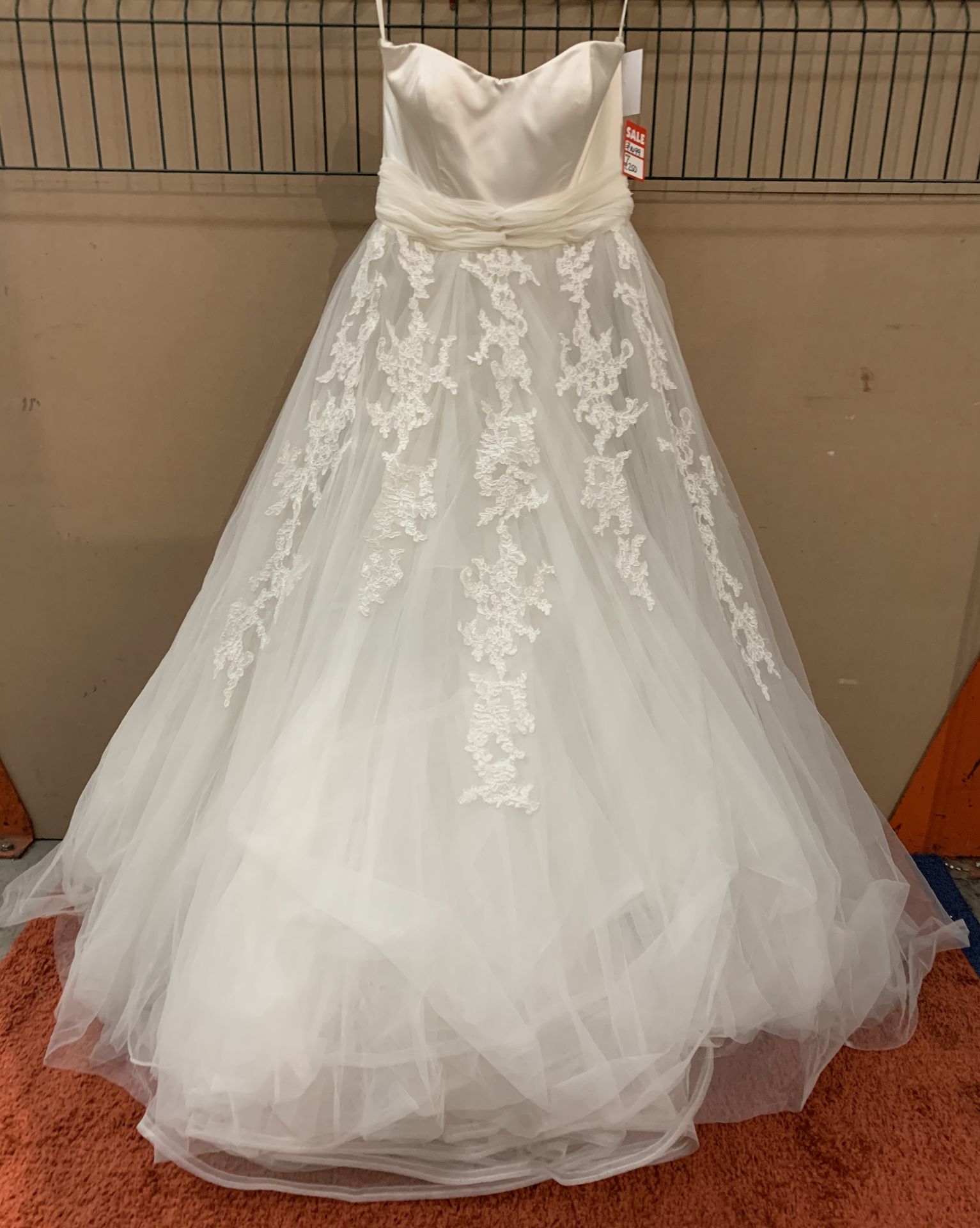 A wedding dress by San Patrick, ivory, size 14,