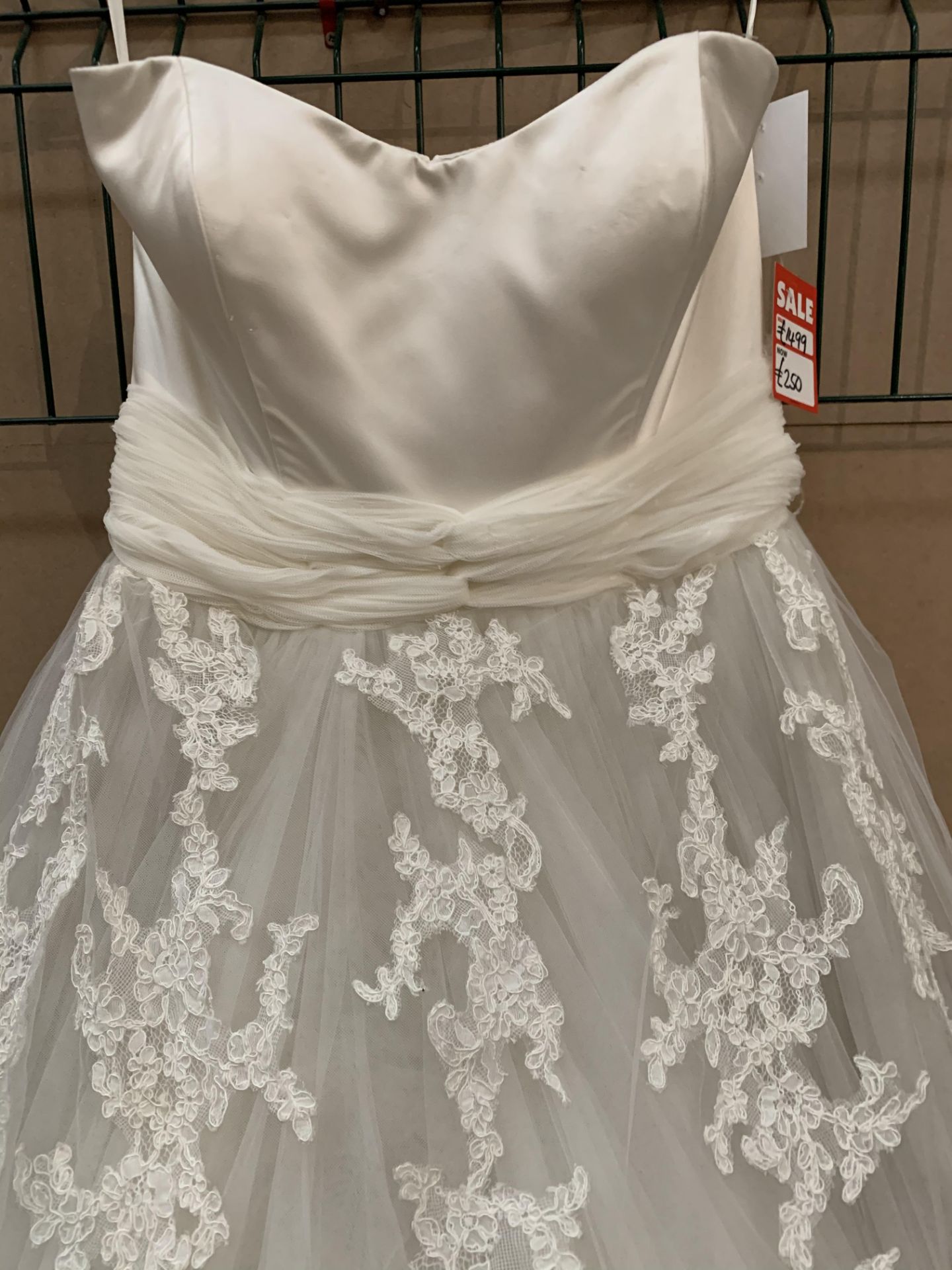 A wedding dress by San Patrick, ivory, size 14, - Image 2 of 4