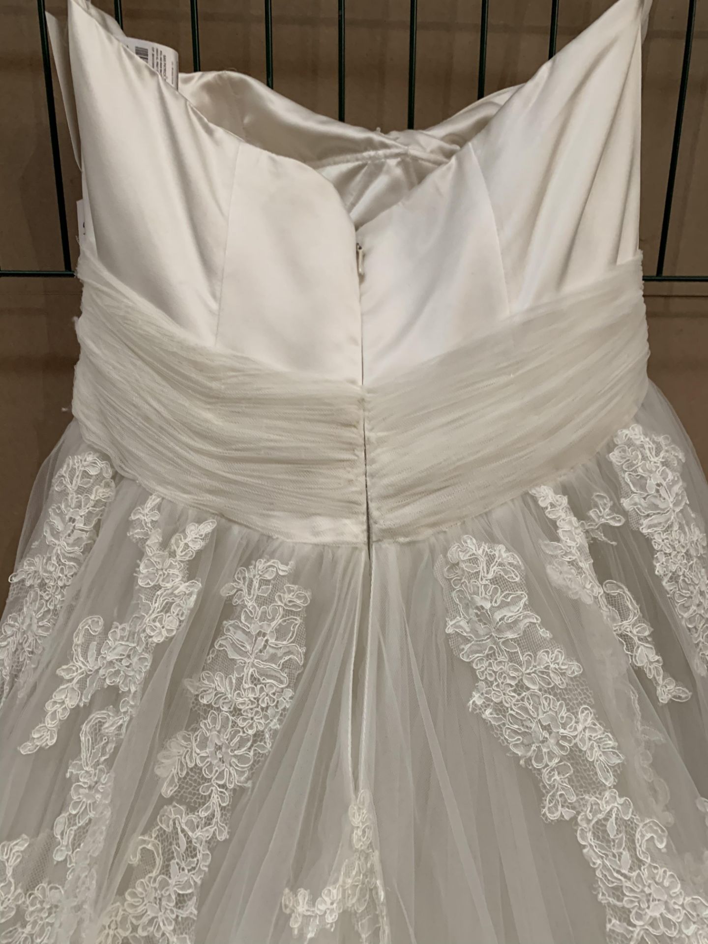 A wedding dress by San Patrick, ivory, size 14, - Image 3 of 4