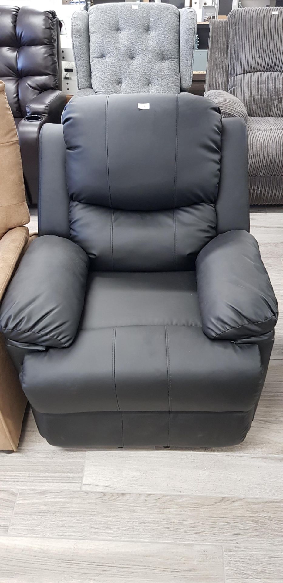 Black electric recliner chair