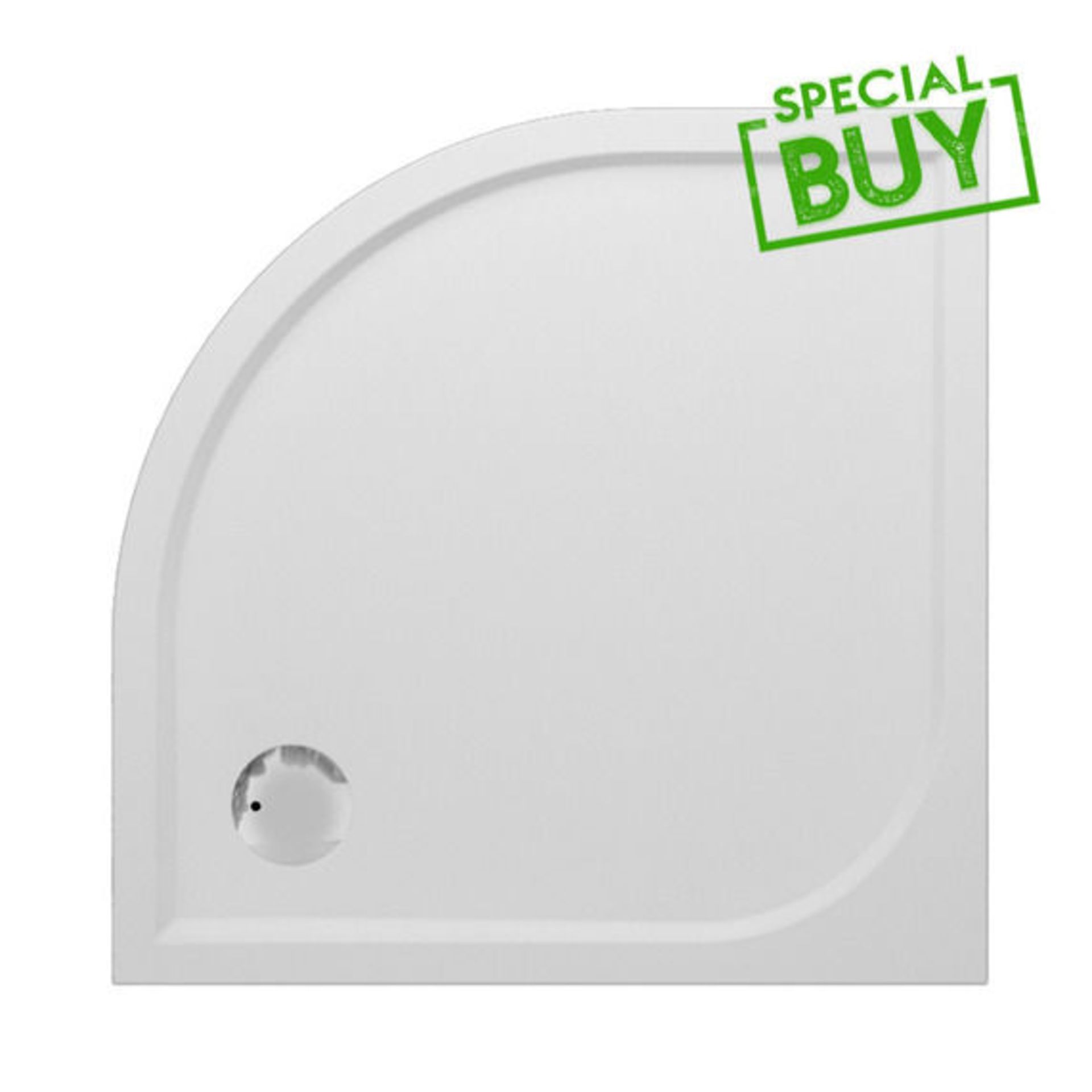 Serene 800 x 800mm quadrant low profile shower tray. Brand new, sealed box.