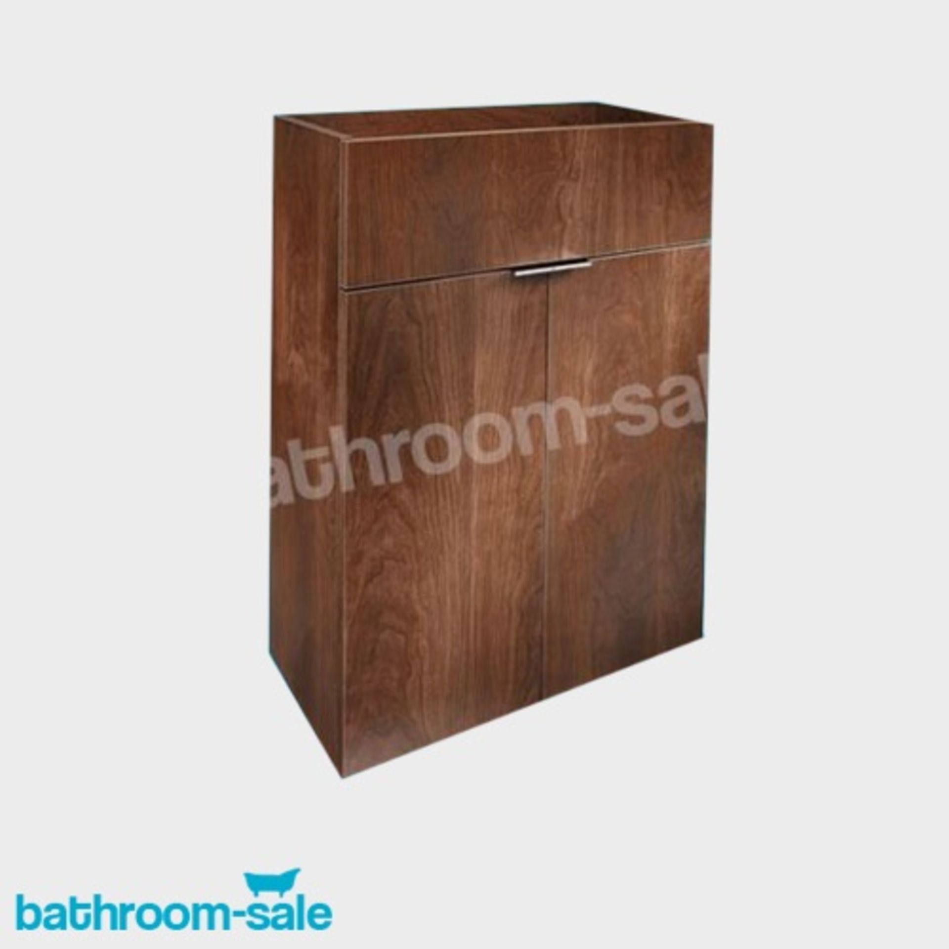 Myplan 600mm basin unit in walnut finish. New.