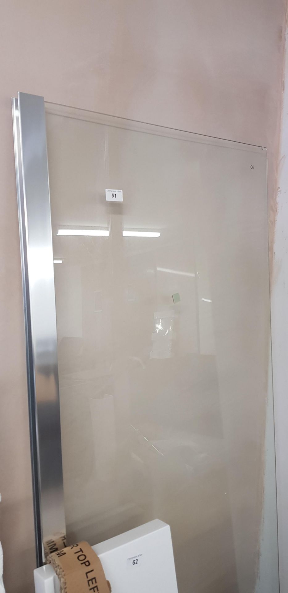 640 x 1860mm walk in shower panel