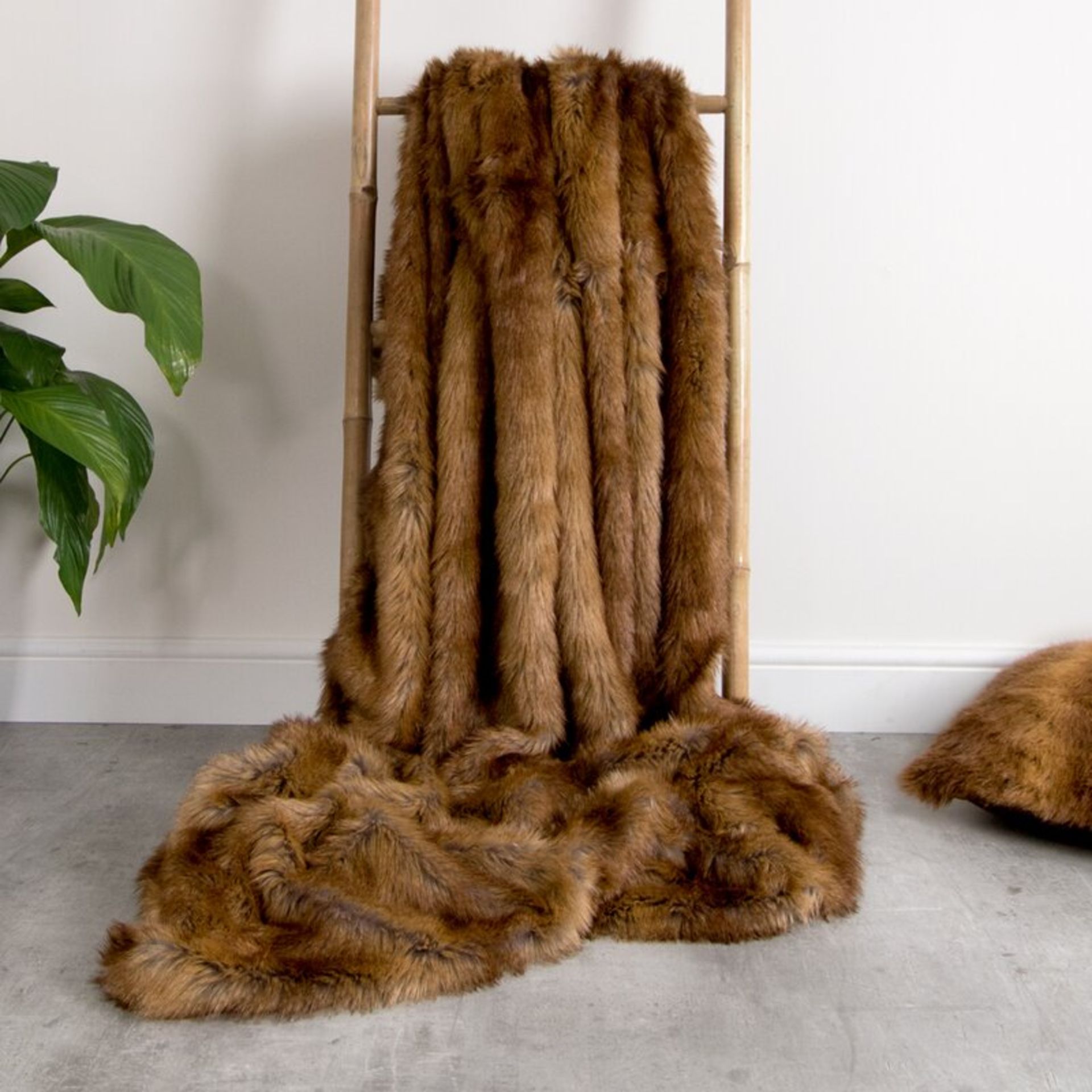 Johanna Giant Faux Fur Throw by Alpen Ho