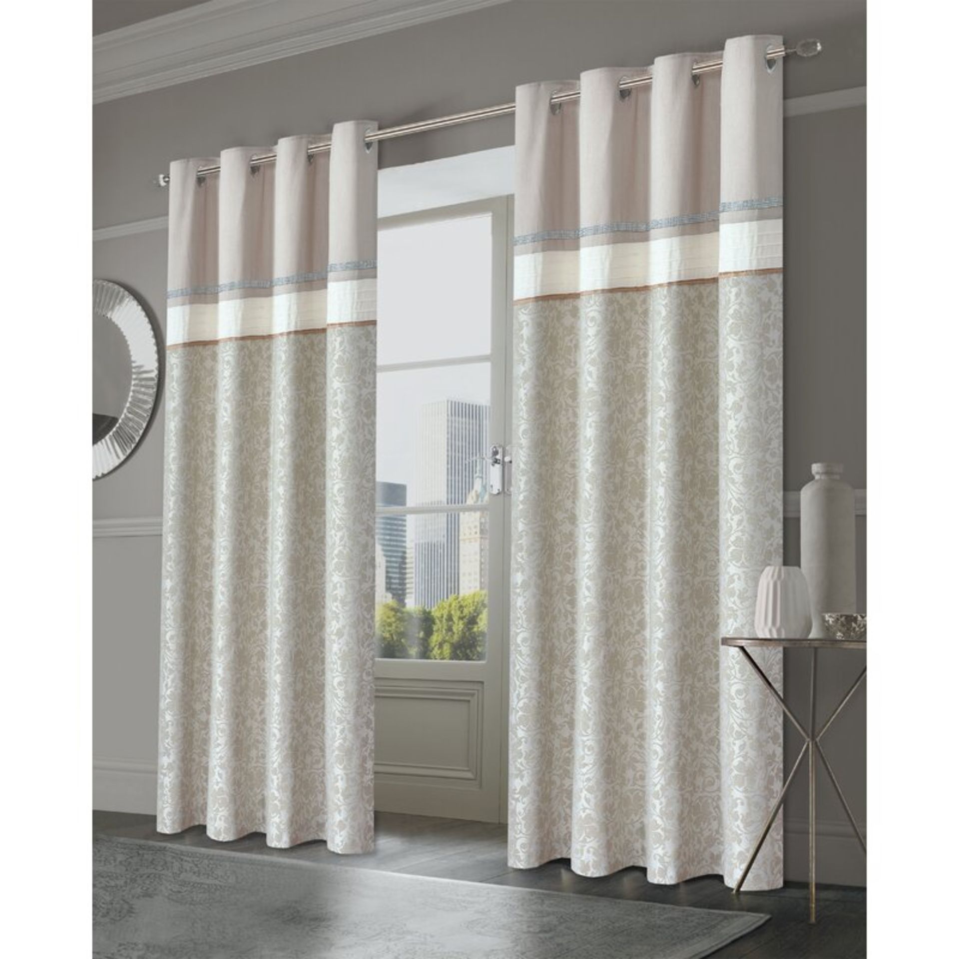 Karson Eyelet Room Darkening Curtains by