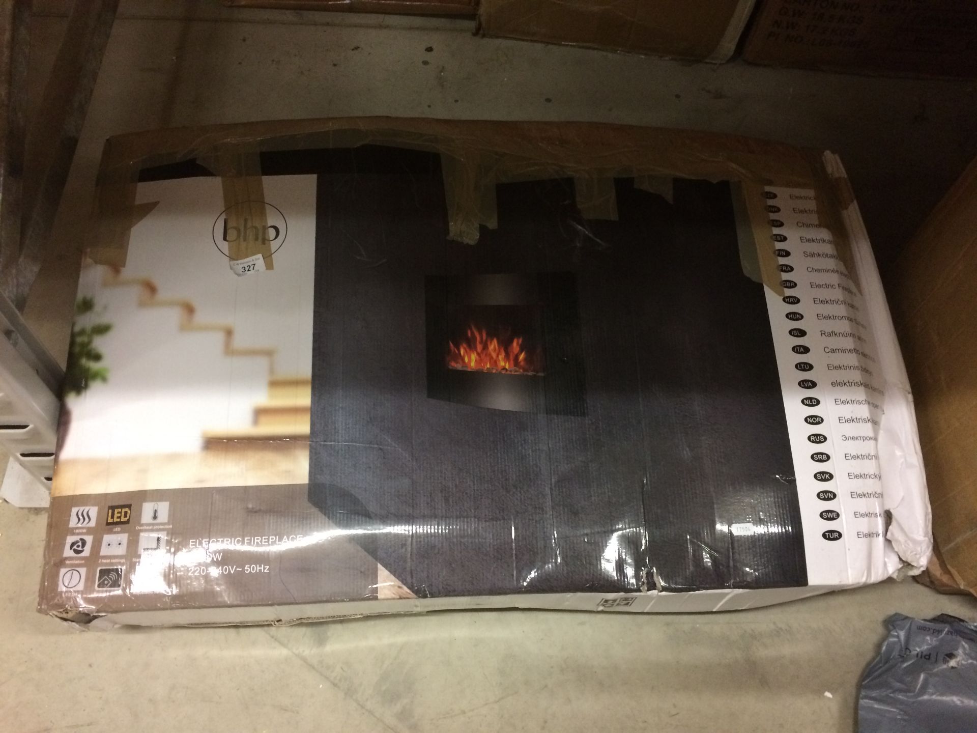 1800w electric fireplace by BHP by