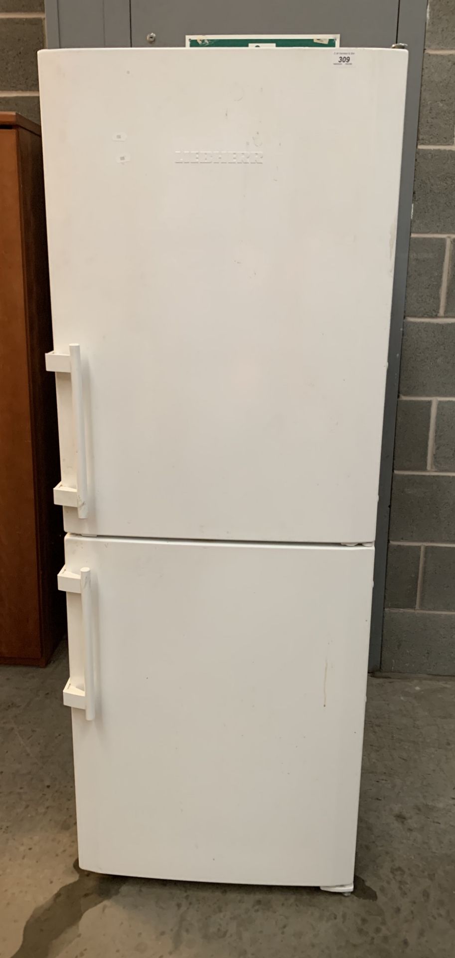 A Liebher upright fridge/freezer