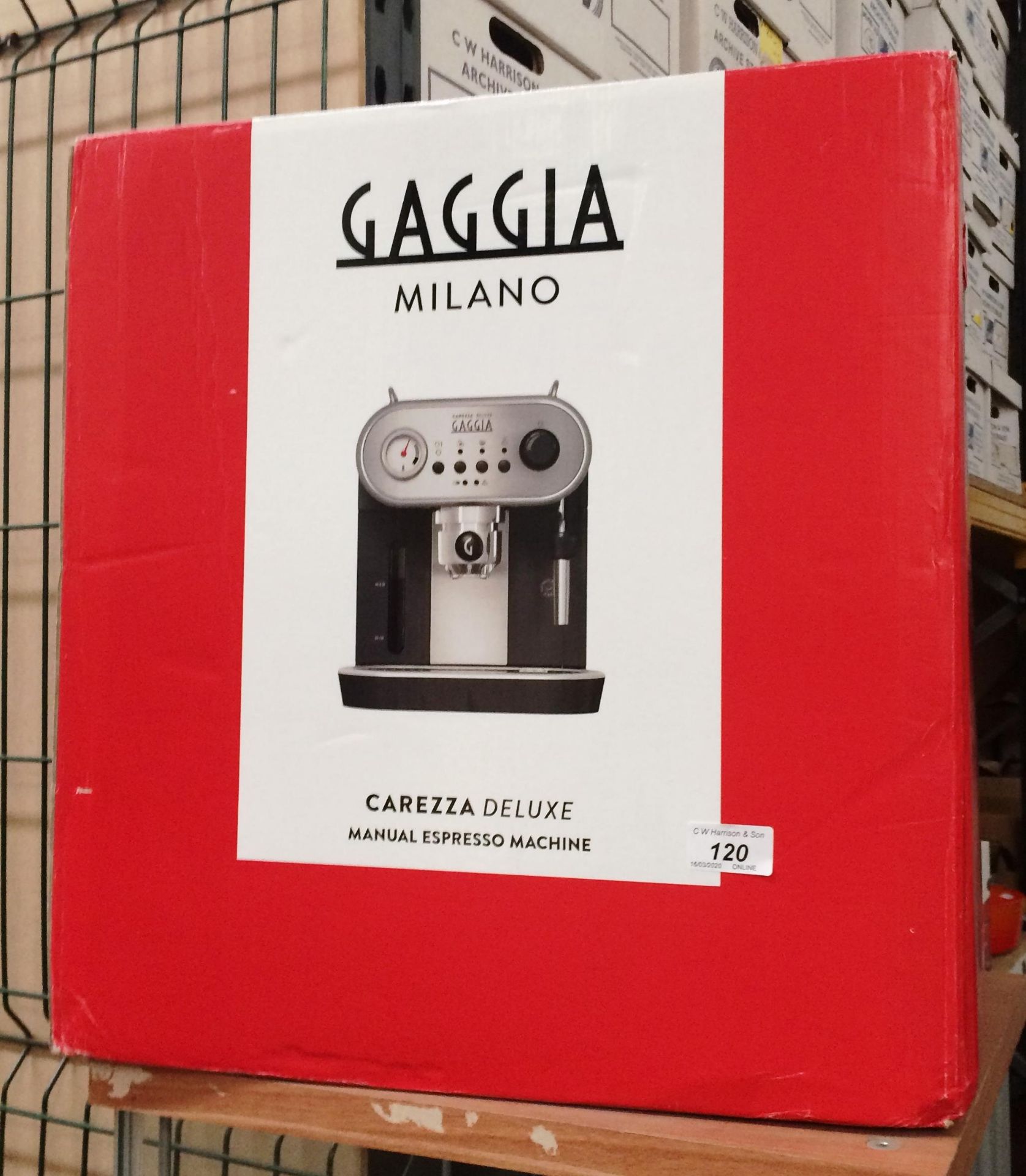 Gaggia Milano Carezza deluxe espresso machine