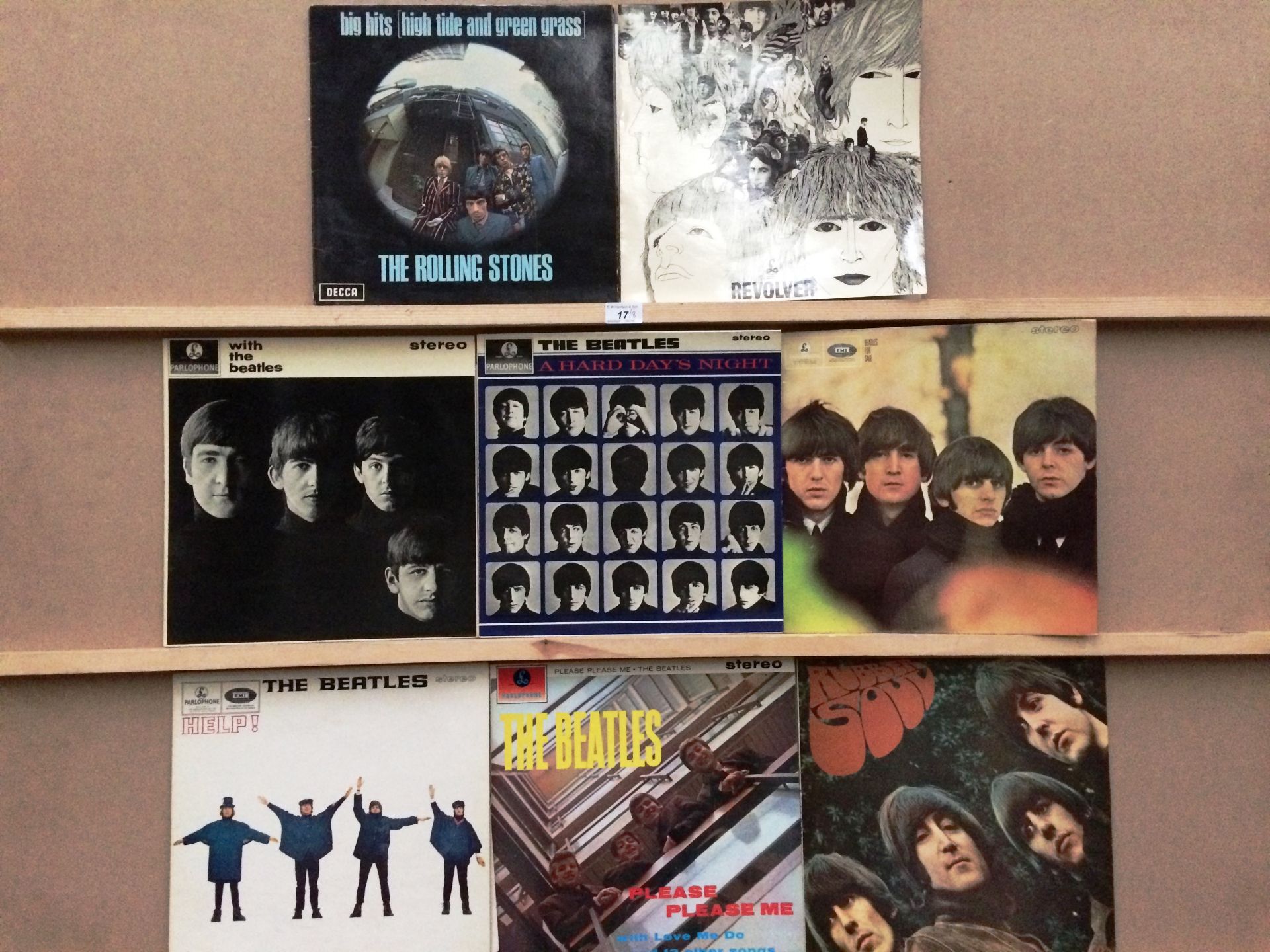 8 LP's 7 x The Beatles - 'Beatles for Sale', 'A Hard Days Night', 'With the Beatles',