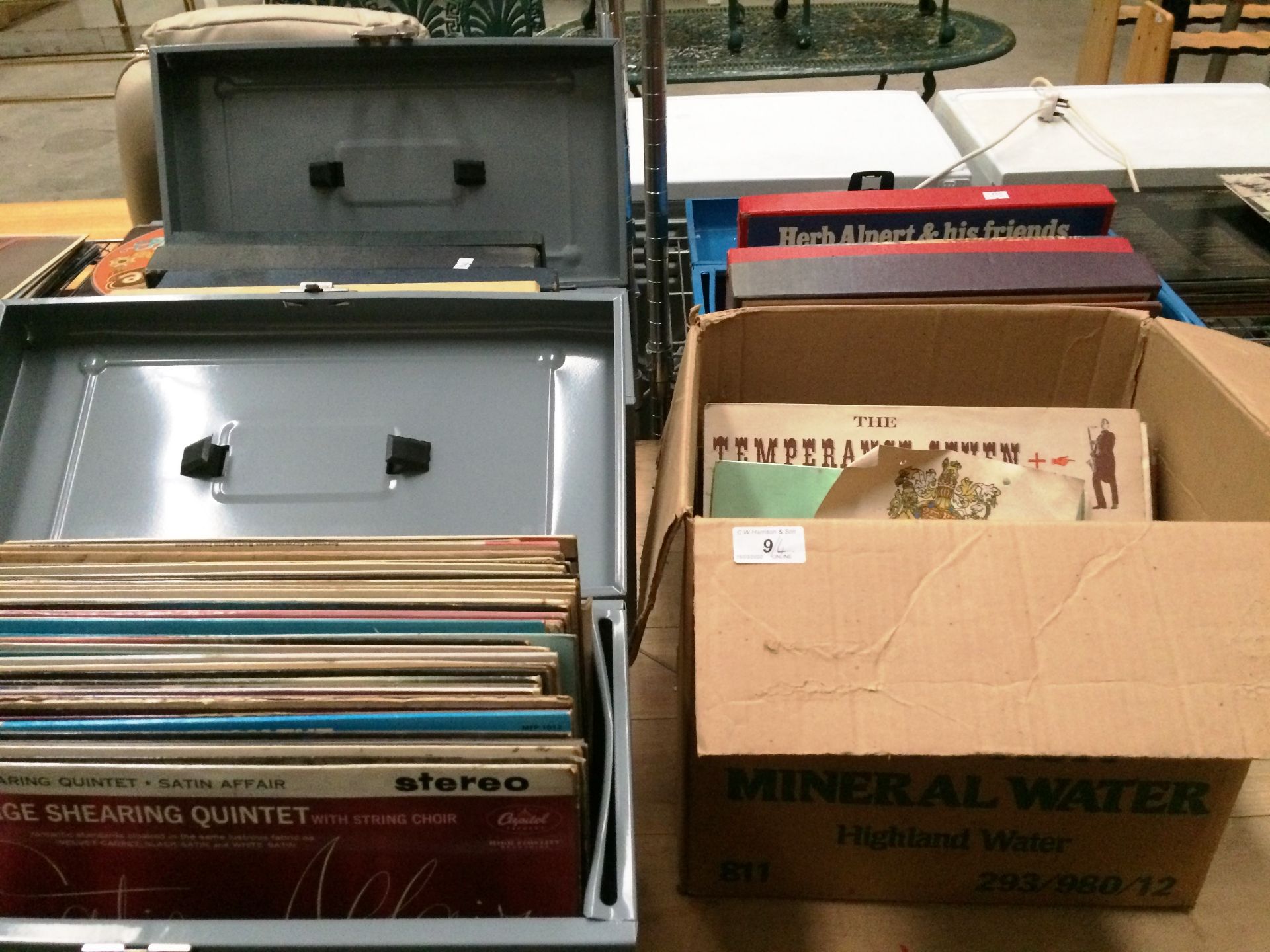 Contents to 3 metal record boxes and a box approx 80 LP's and boxed sets - Easy Listening, Musicals, - Image 2 of 2