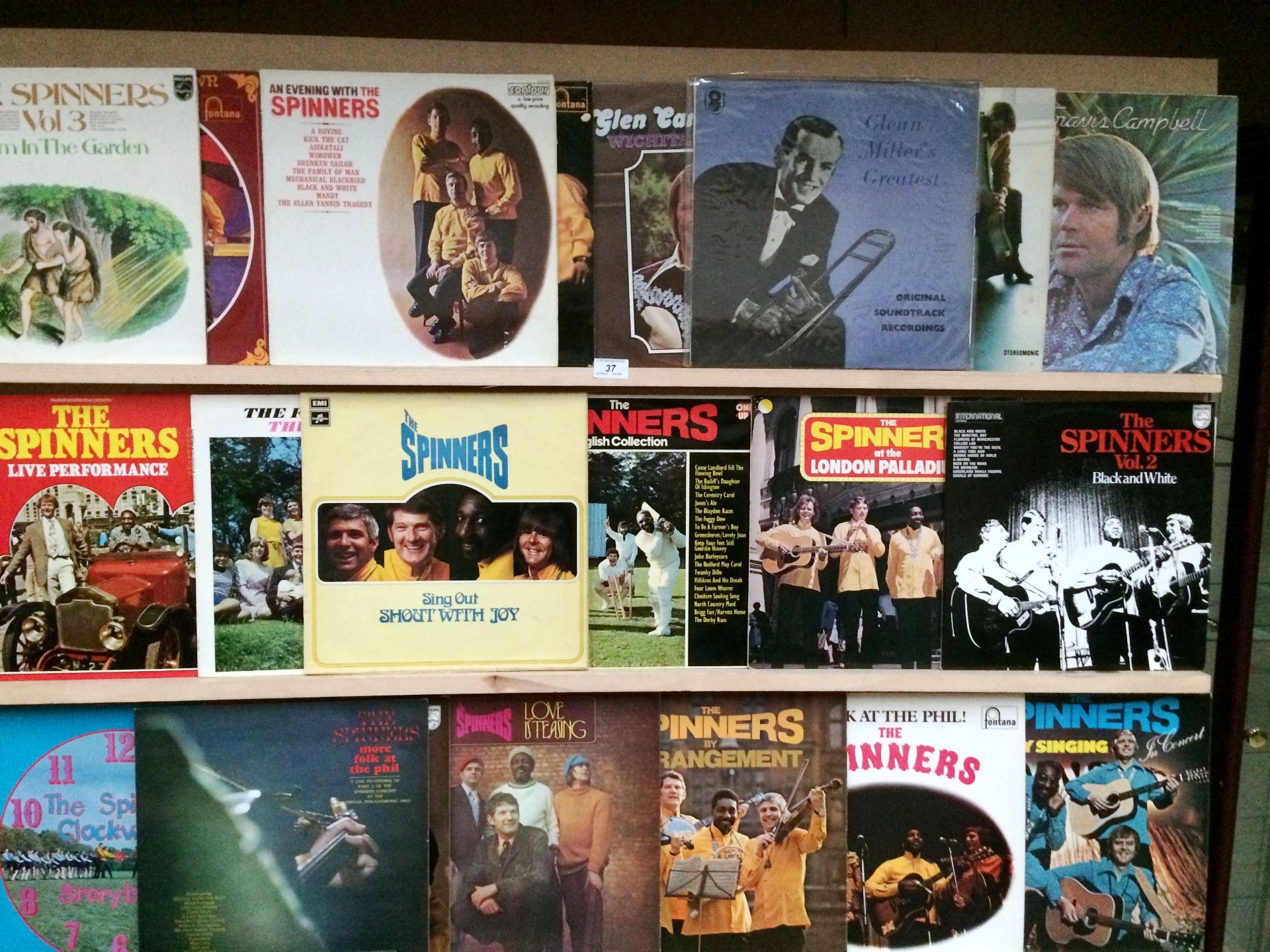 20 LP's - The Spinners and Glen Campbell