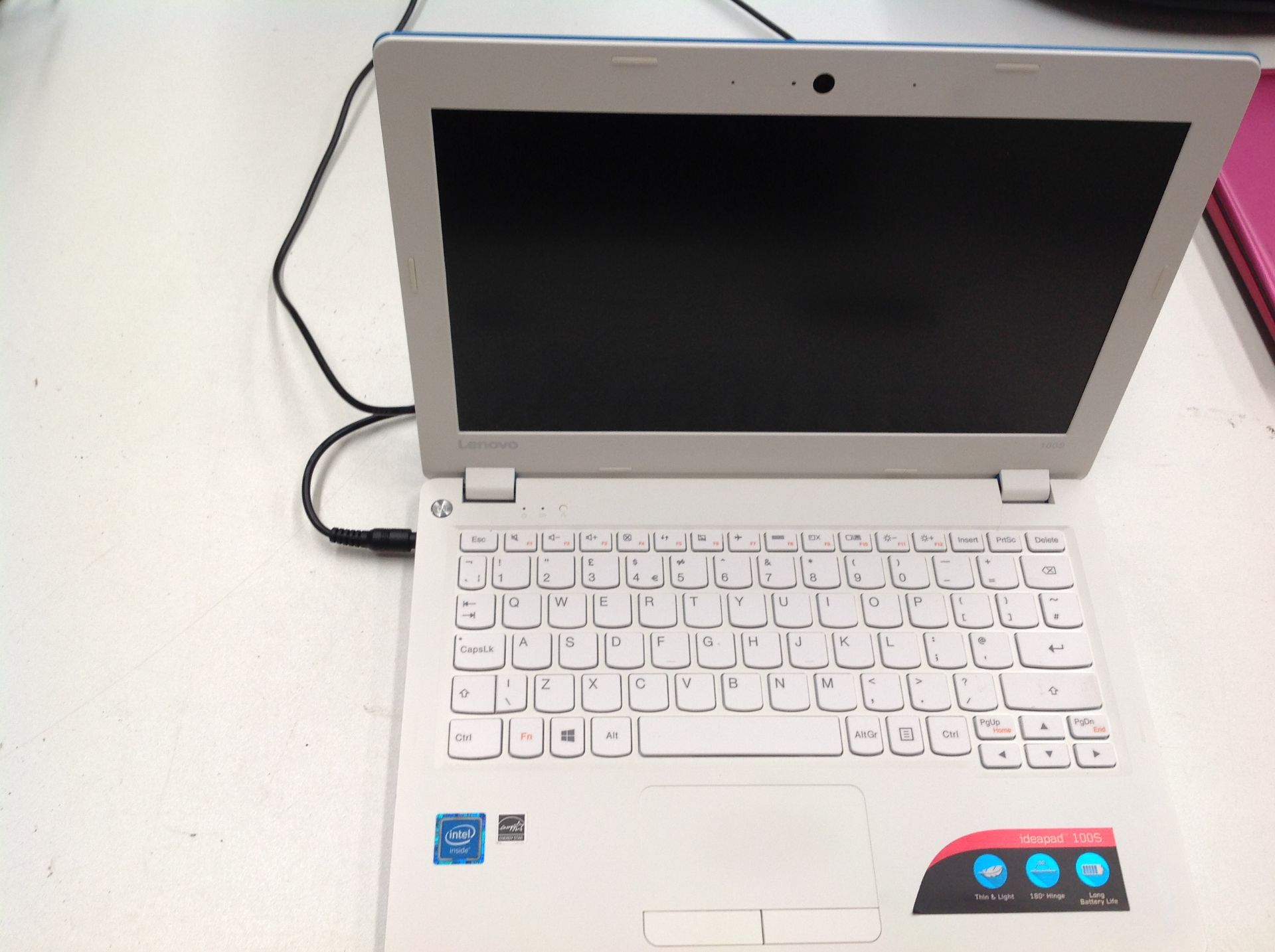 Lenovo ideapad 100S complete with power adaptor - *VAT is applicable on this lot - Image 2 of 2