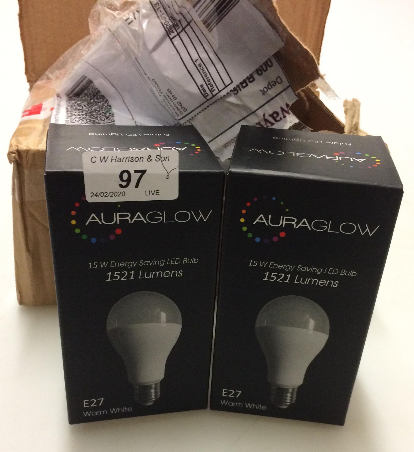 2 x Furlow 15W E27 LED Light Bulbs by Symple Stuff - Image 2 of 2