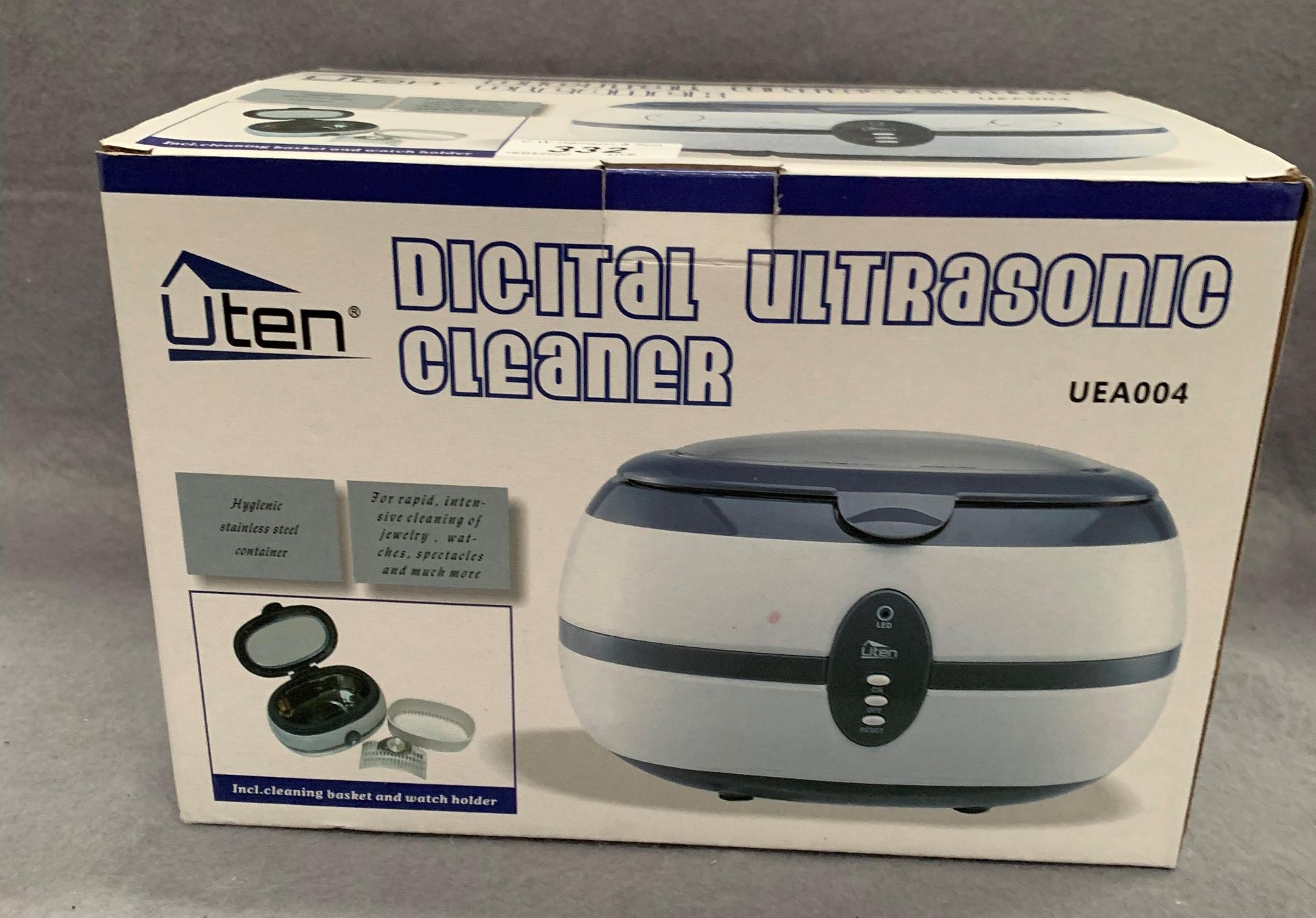 A Uten UE004 digital Ultrasonic Cleaner cap.