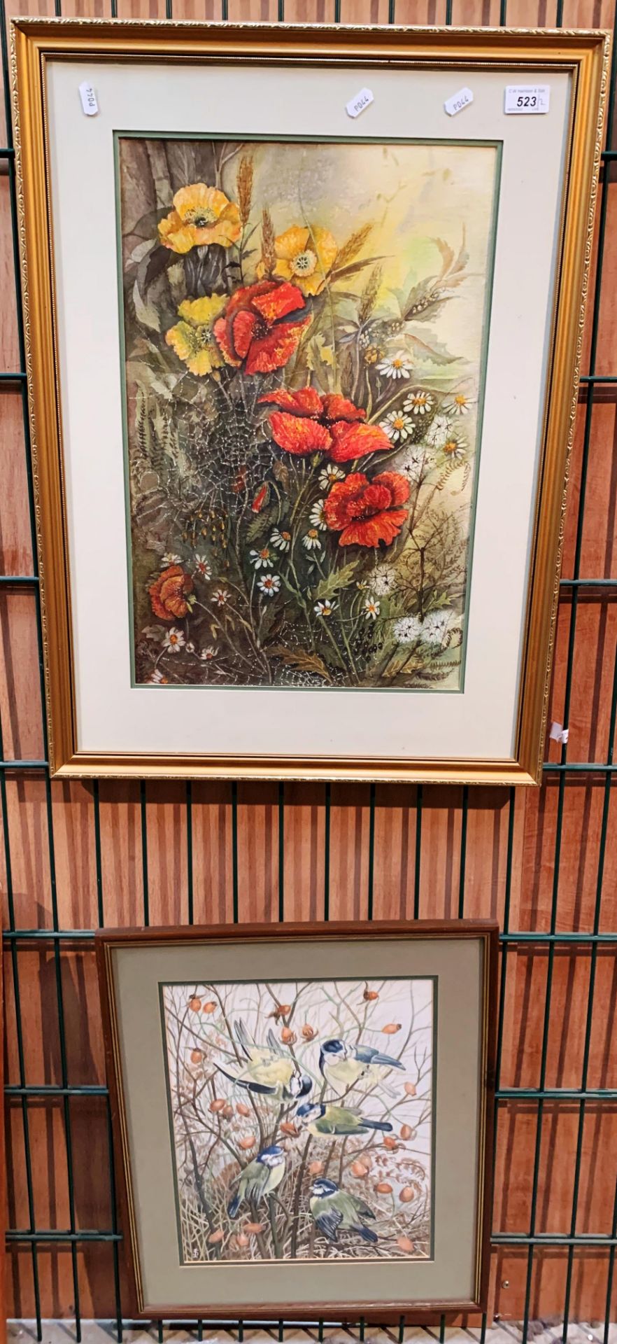 Elizabeth Gargon framed watercolour 'Summer Meadow' signed 1988 to bottom right hand corner 52 x