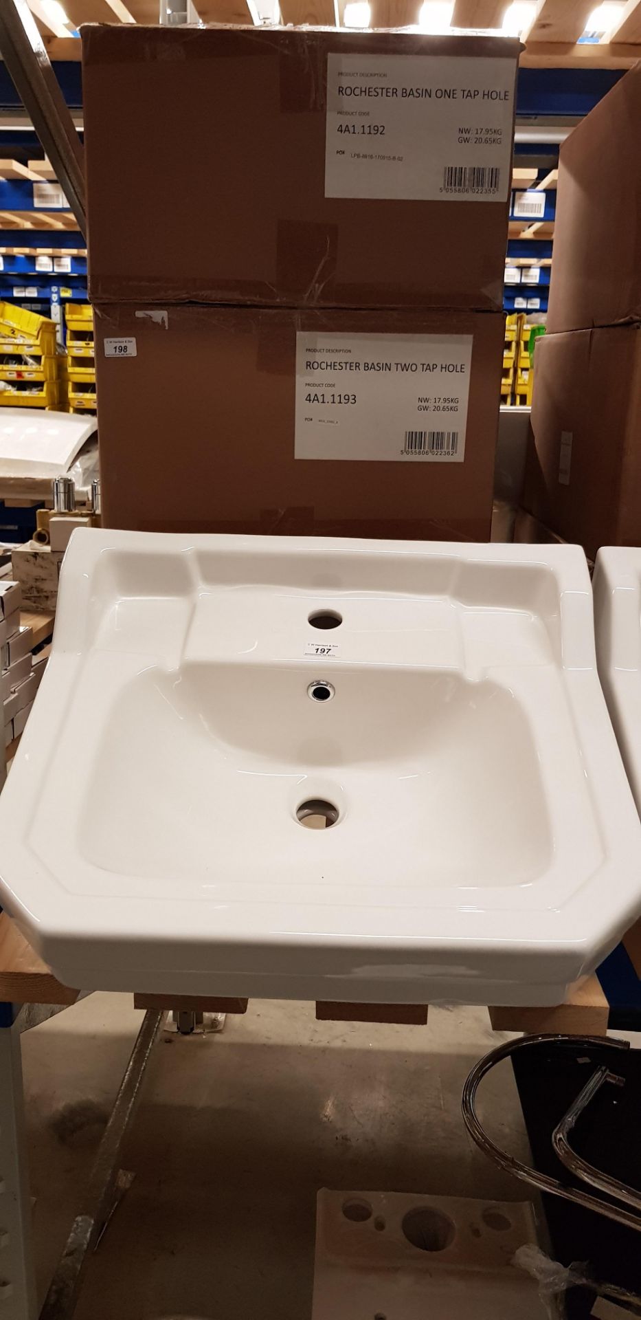 ROCHESTER TRADITIONAL 2 TAP HOLE BASIN