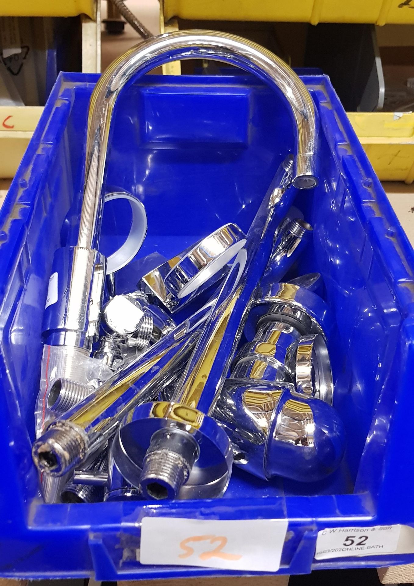 CONTENTS TO BLUE TRAY TO INCLUDE FILLER SPOUT, RADIATOR VALVES,