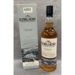 A 70cl bottle of Glenallachie Speyside Single Malt Scotch Whisky in presentation box