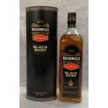 A 1 litre bottle of Bushmills Black Bush Irish Whiskey,