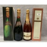 A 75cl bottle of Mercier Reserve de l'Empereur Champagne Brut in presentation box and a 75cl bottle