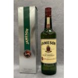 A 700ml bottle of Jameson Irish Whiskey in presentation box