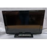 A Panasonic Viera TX-L24C3B LCD TV complete with remote control