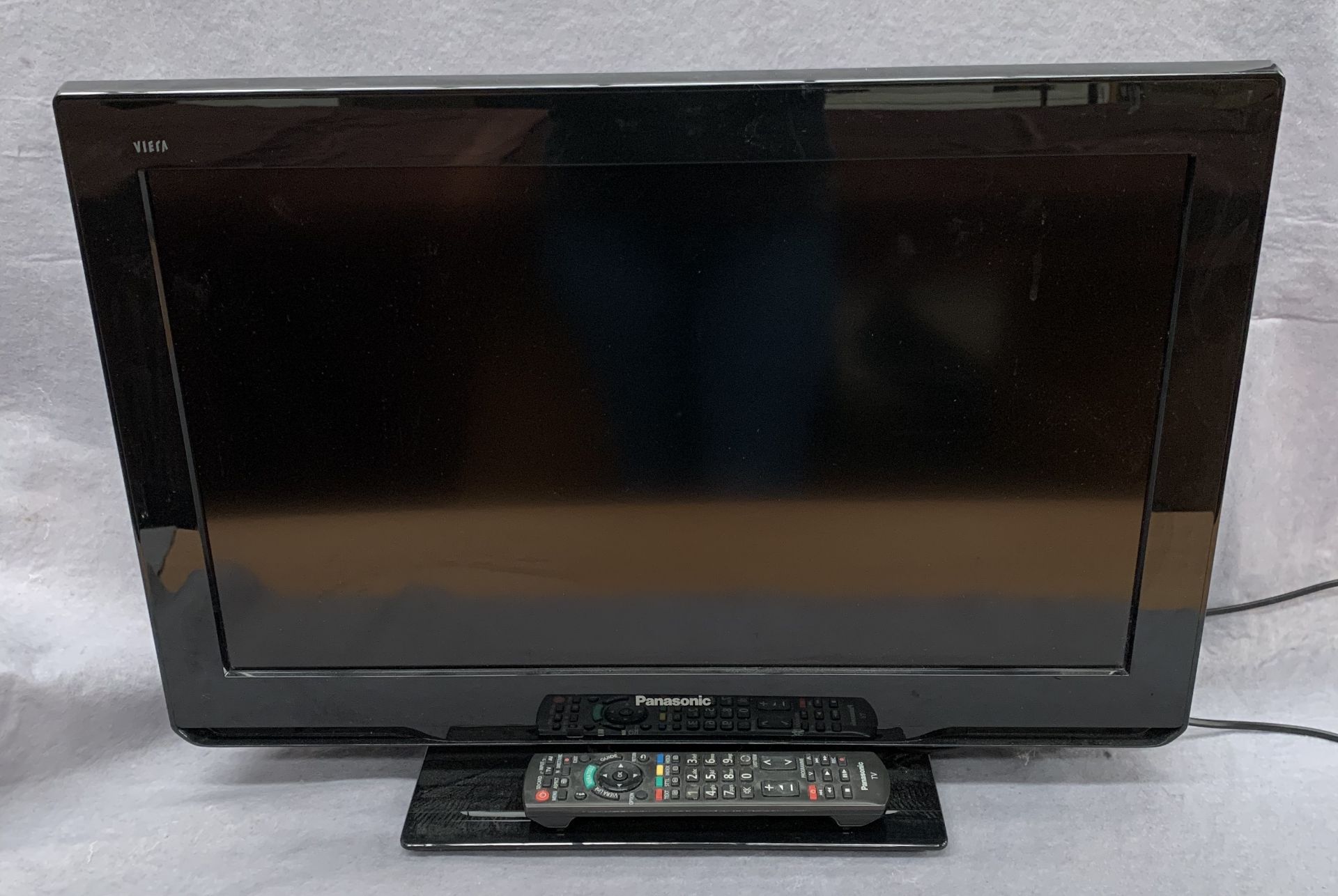 A Panasonic Viera TX-L24C3B LCD TV complete with remote control