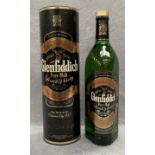 A 1 litre bottle of Glenfiddich Special old Reserve Single Malt Scotch Whisky,