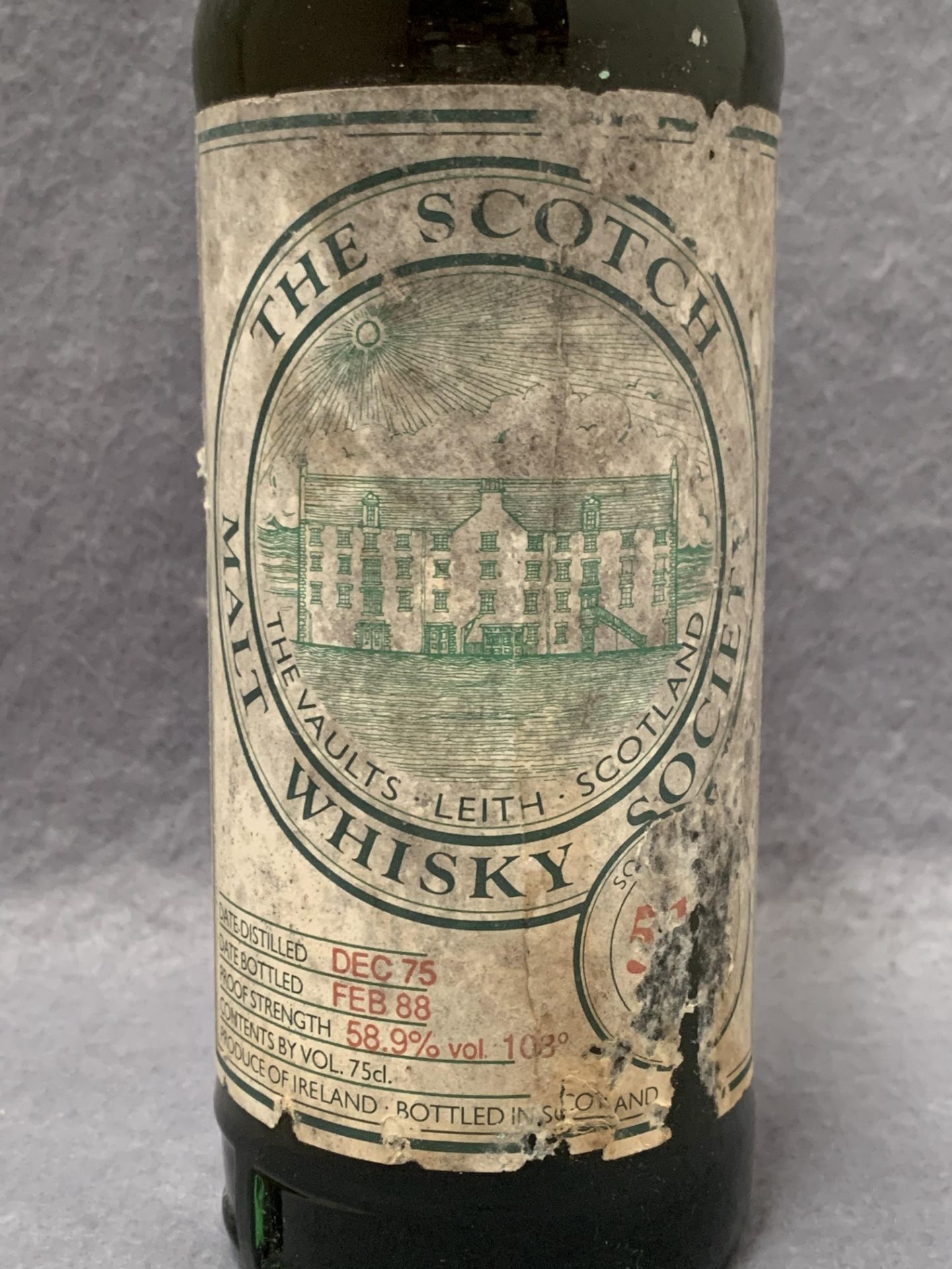 A 75cl bottle of The Scotch Malt Whisky Society whisky, cask no. 51. - Image 2 of 2