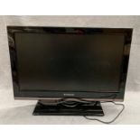 A Polaroid P19LEDVDV12 flat screen TV,