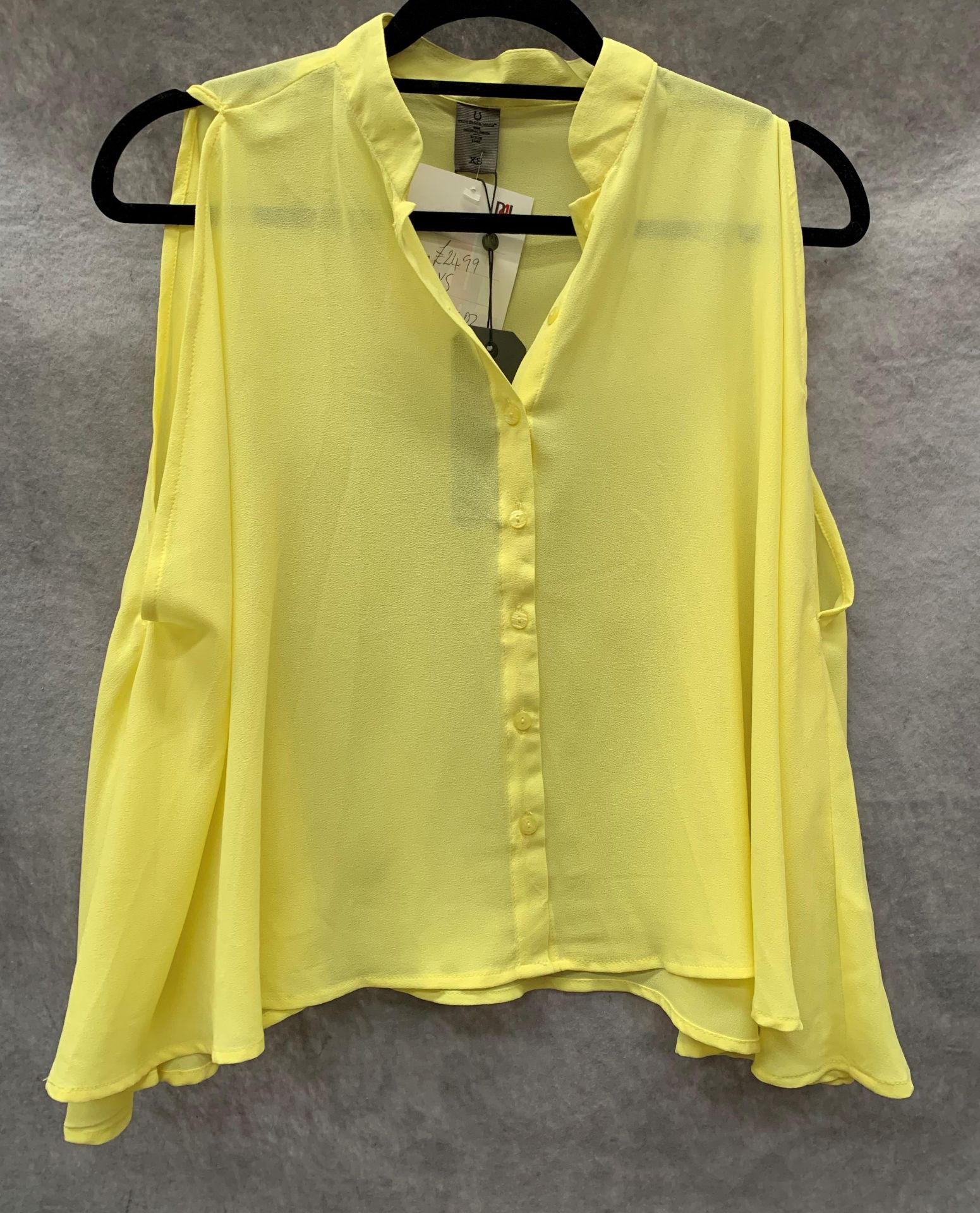 A Vera Moda ladies blouse, yellow, size M,