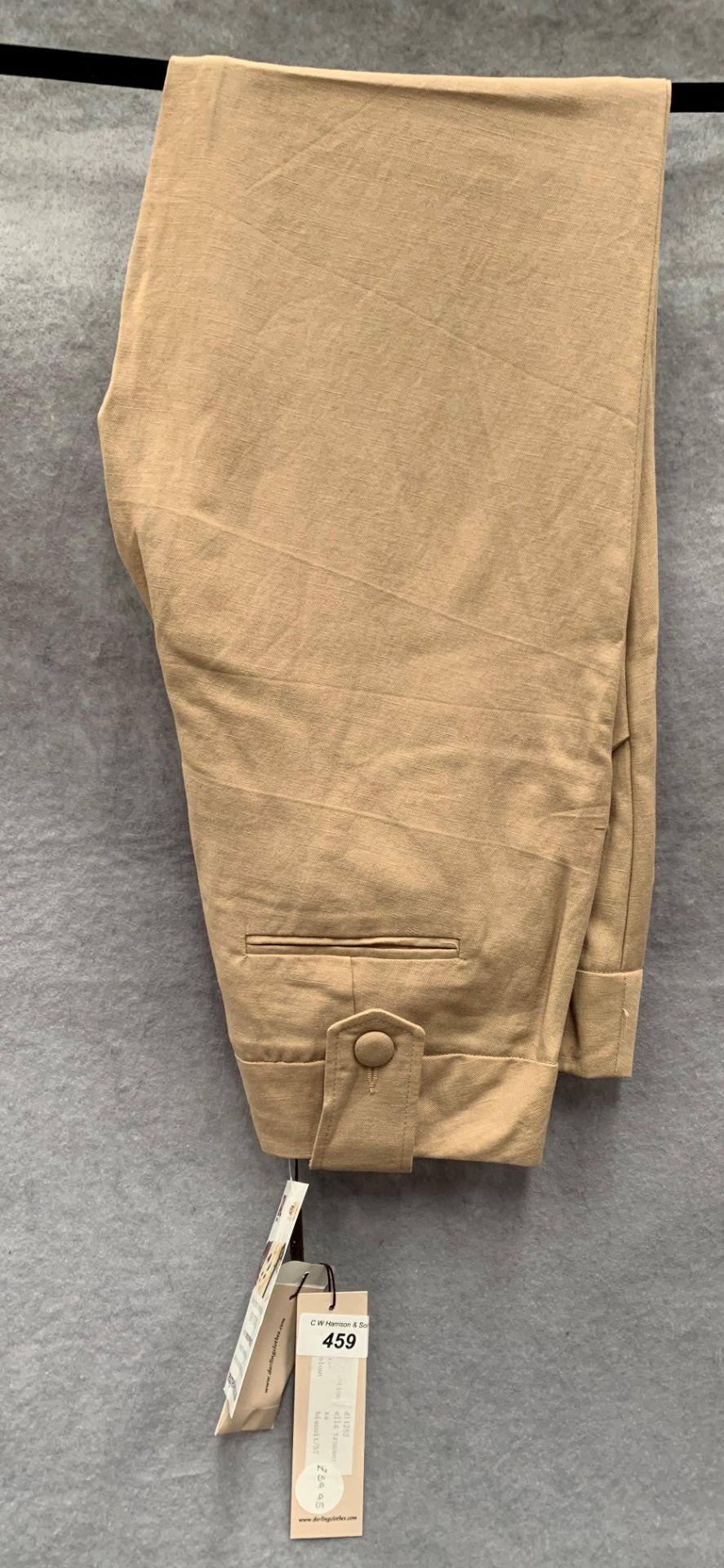 A pair of Darling ladies trousers, light brown, size XS,