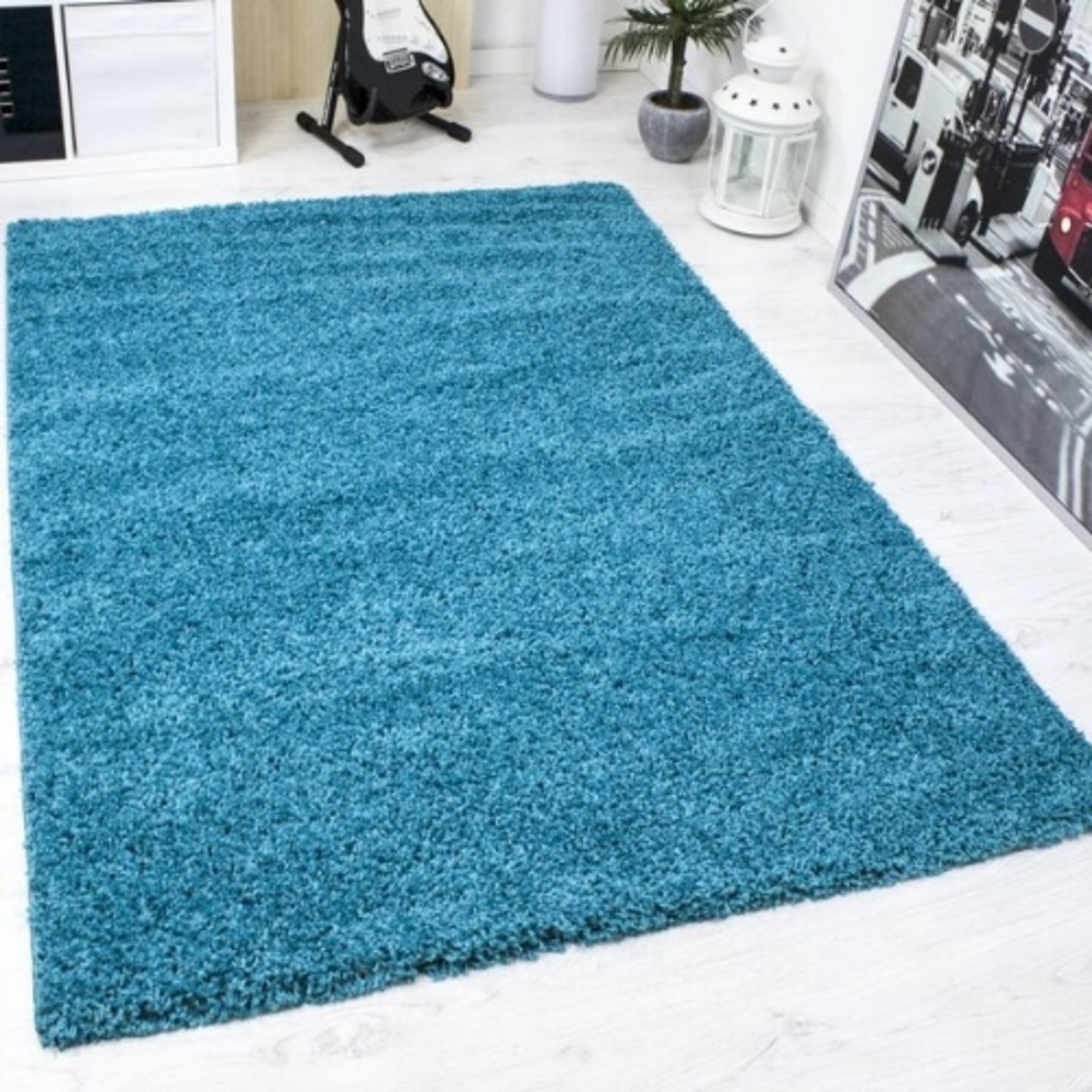 Faizaan Teal Area Rug by 17 Stories,