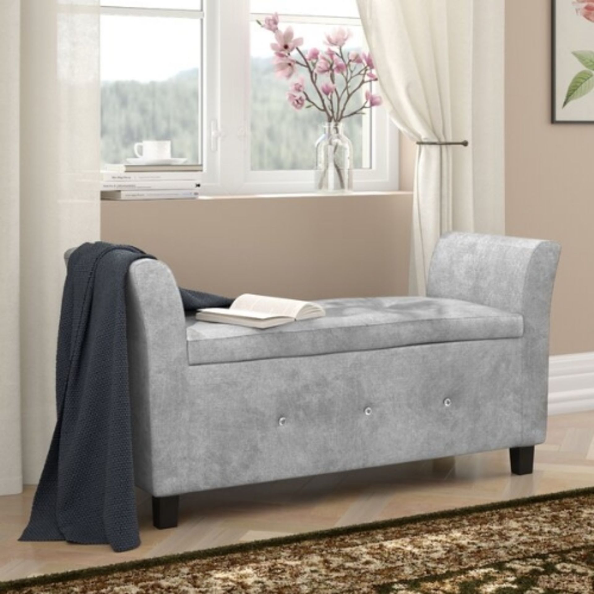 Cambron Upholstered Storage Bedroom Bench by ClassicLiving,