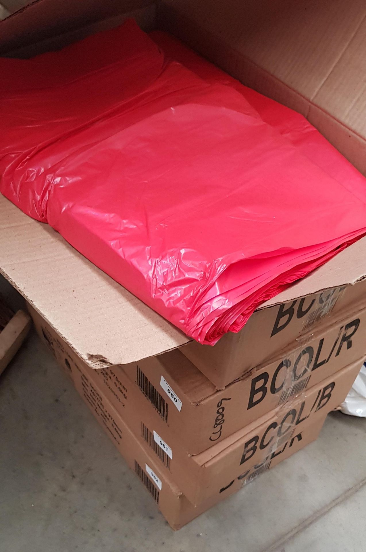 200 RED MED DUTY REFUSE SACKS