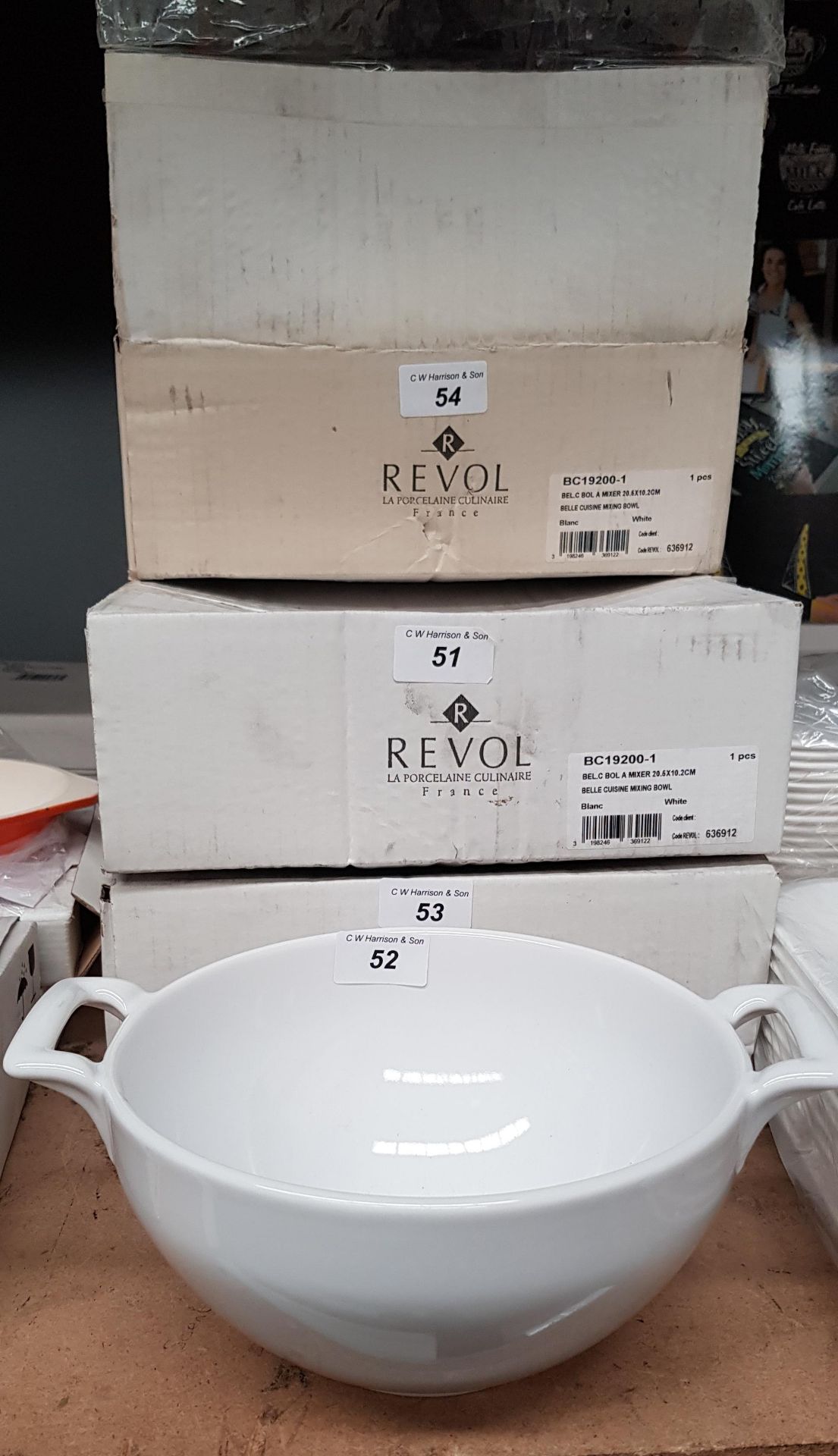 REVOL BELLE CUISINE OVEN SAFE ROASTING/MIXING BOWL BC19200-1 20.5X10.