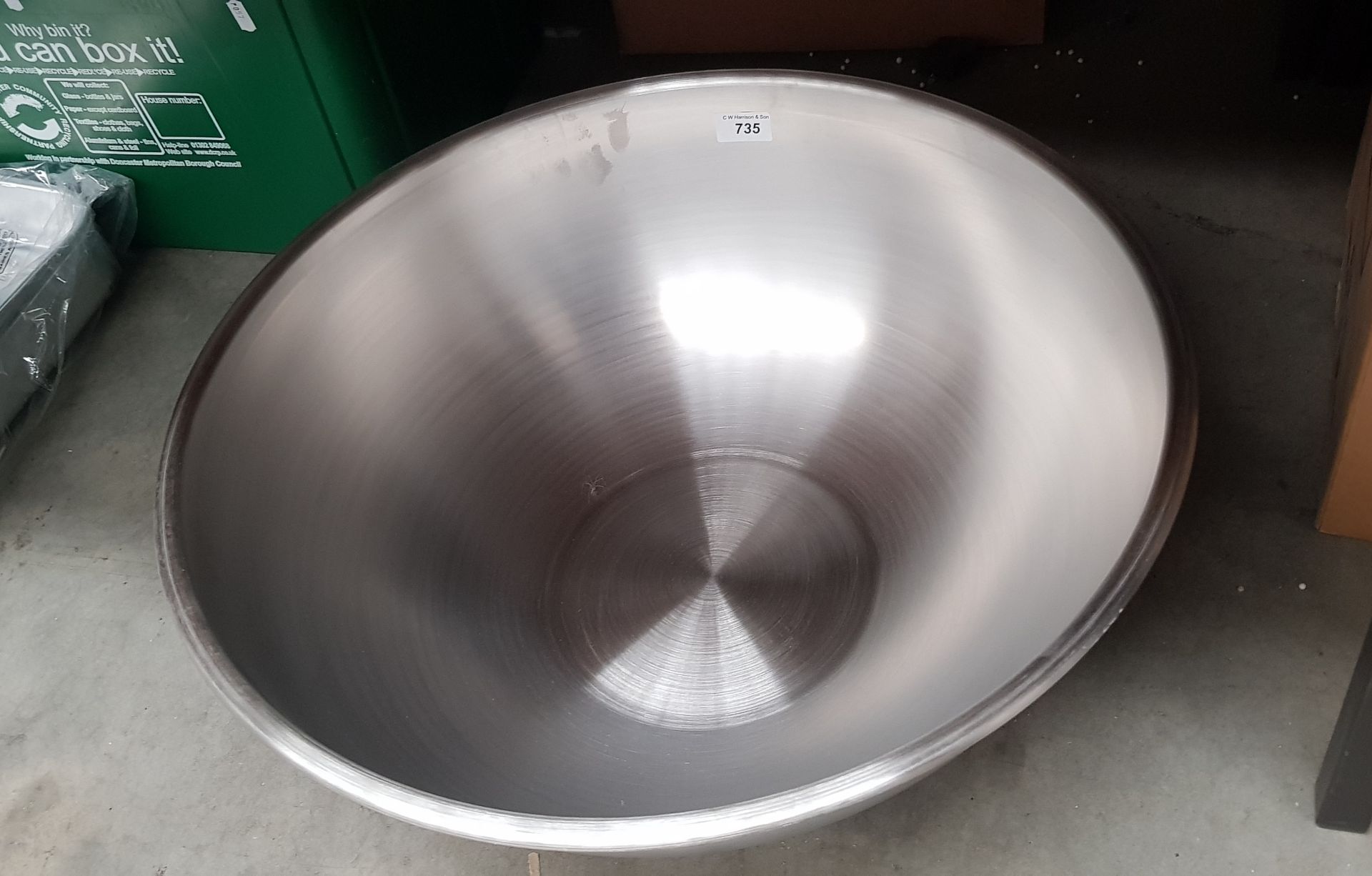 MSF STAINLESS STEEL 79300 MIXING BOWL - VERY LARGE