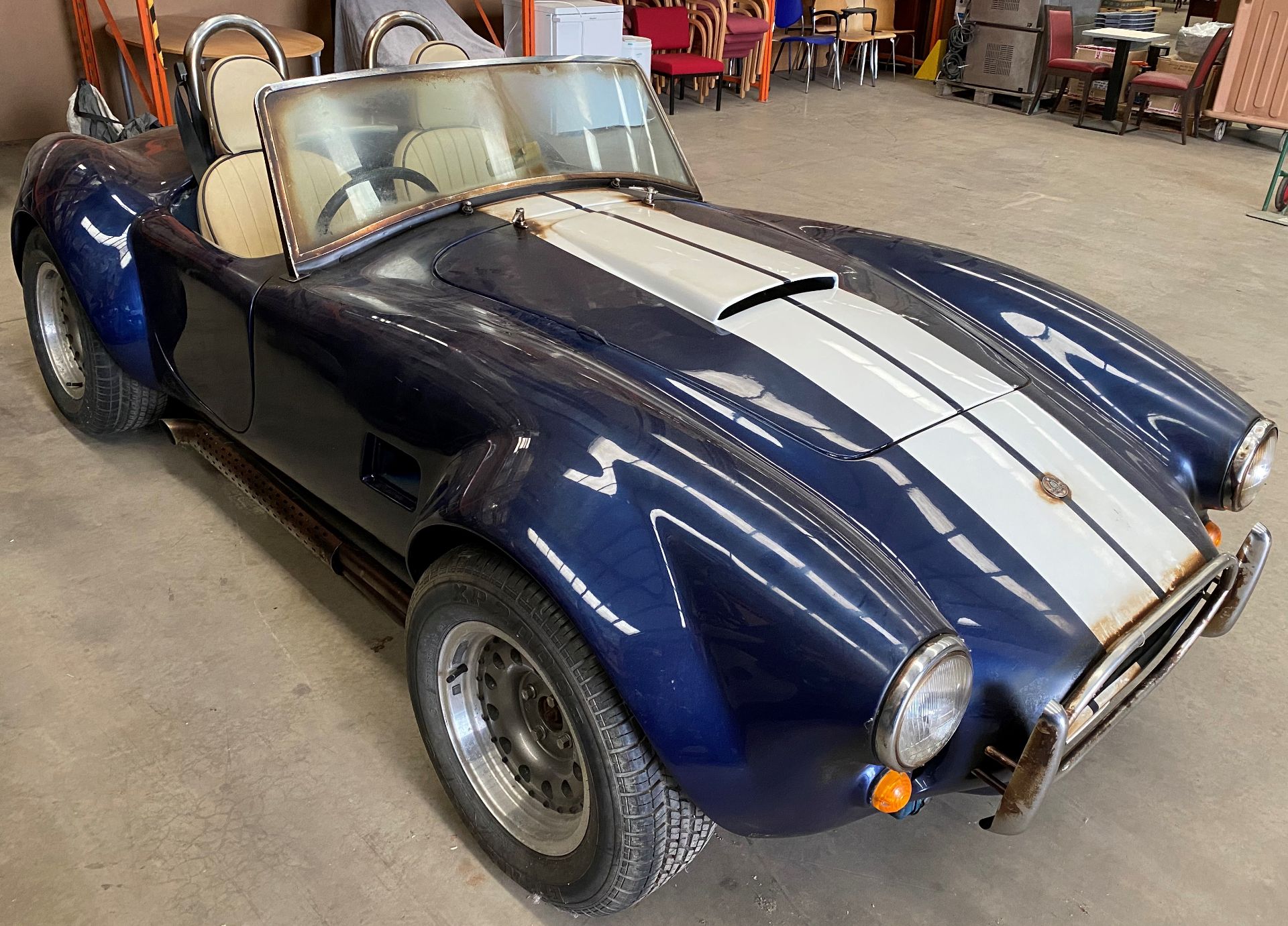 RESTORATION PROJECT - REPLICA AC/COBRA/COBRETTI KIT CAR NO REGISTRATION PLATE Date of first - Image 11 of 38