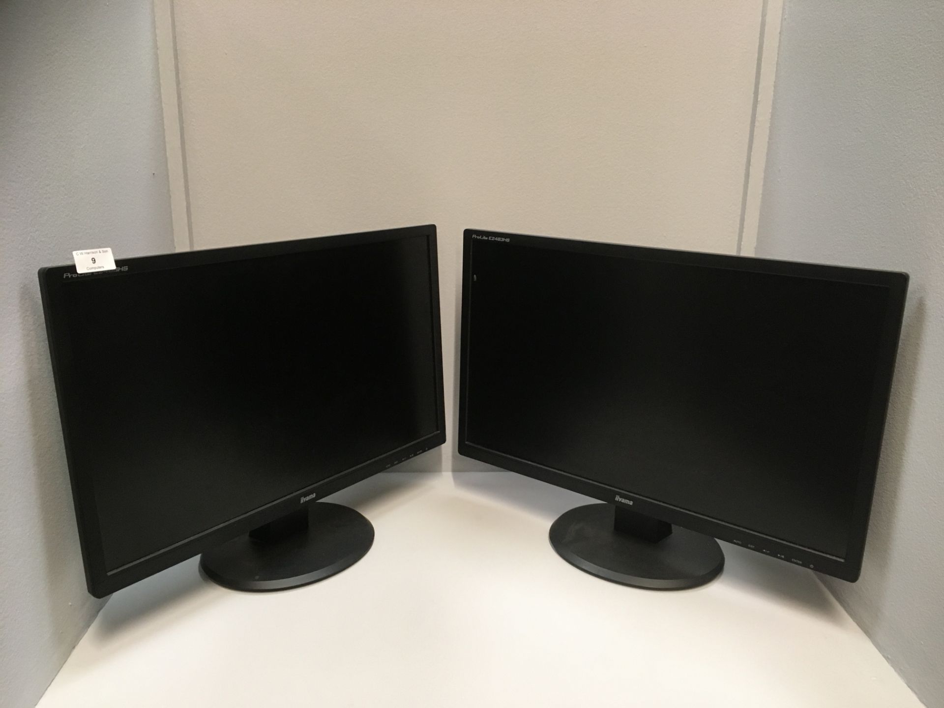 2 x Iiyama ProLite E2483HS 24" monitors