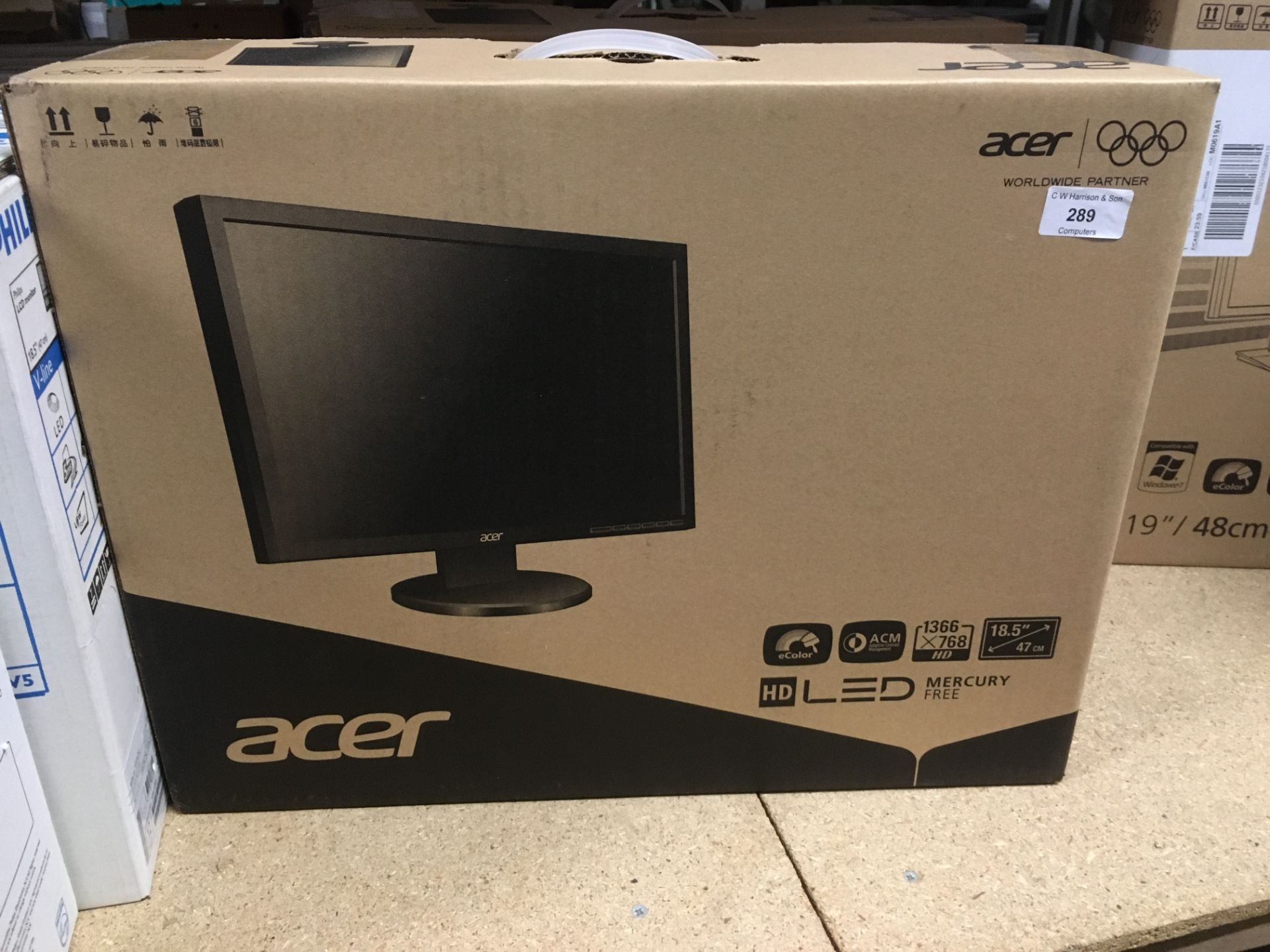 Acer V193HQL 19" LCD monitor - boxed