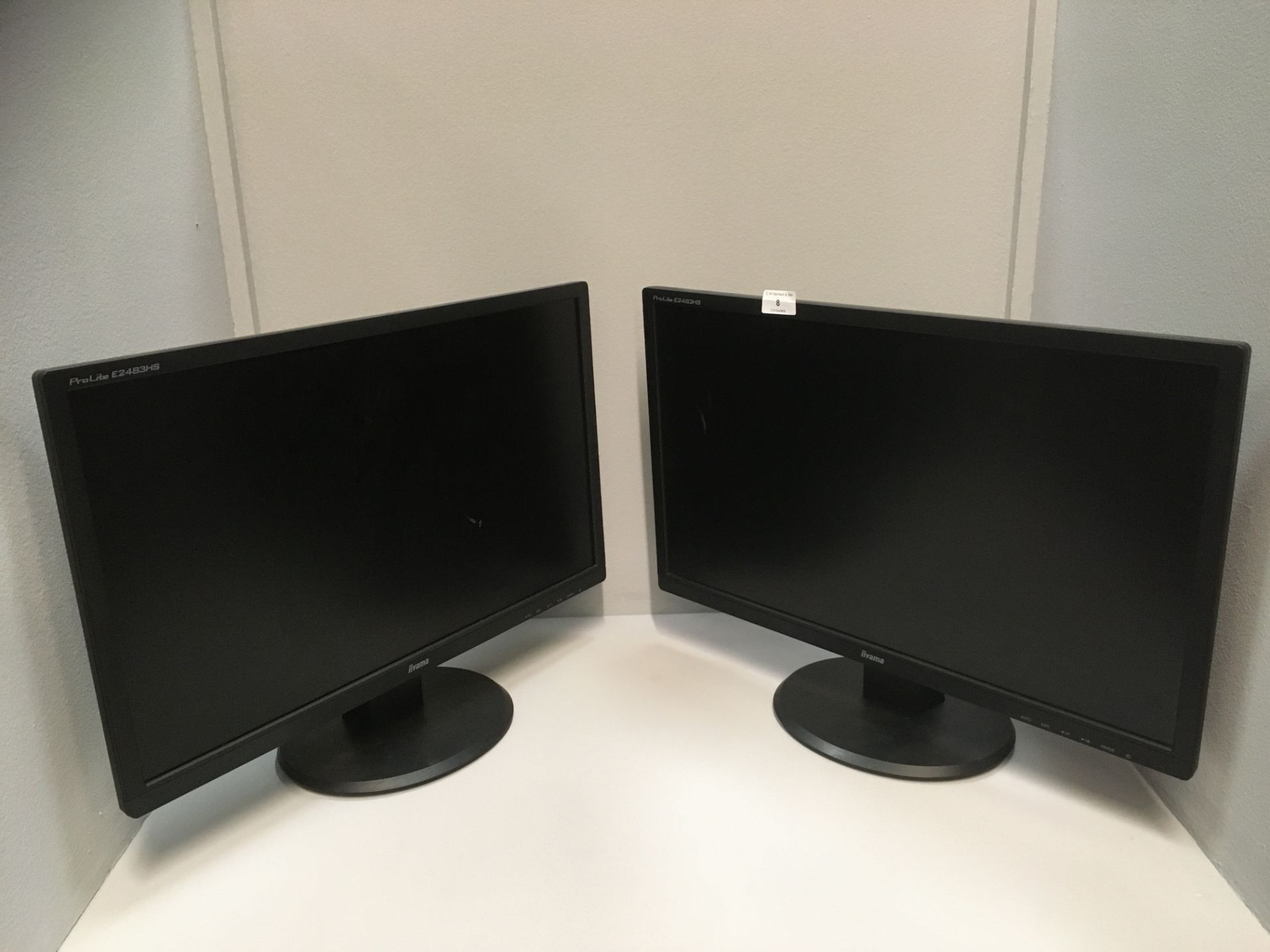 2 x Iiyama ProLite E2483HS 24" monitors