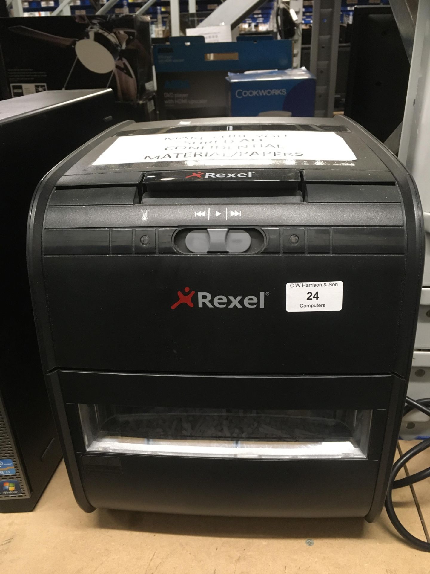 Rexel 60X paper shredder