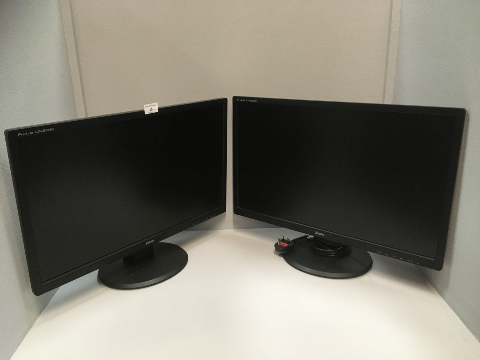 2 x Iiyama ProLite E2483HS 24" monitors