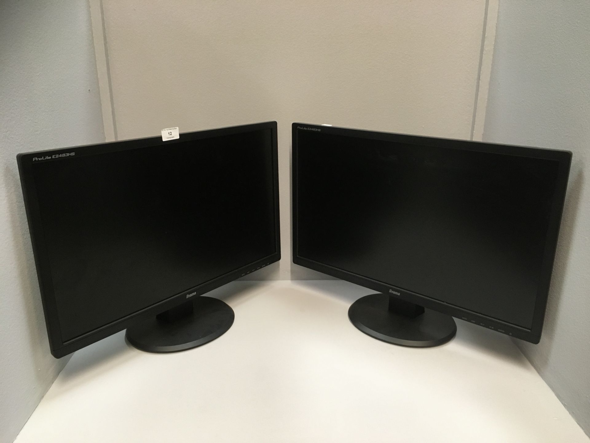 2 x Iiyama ProLite E2483HS 24" monitors