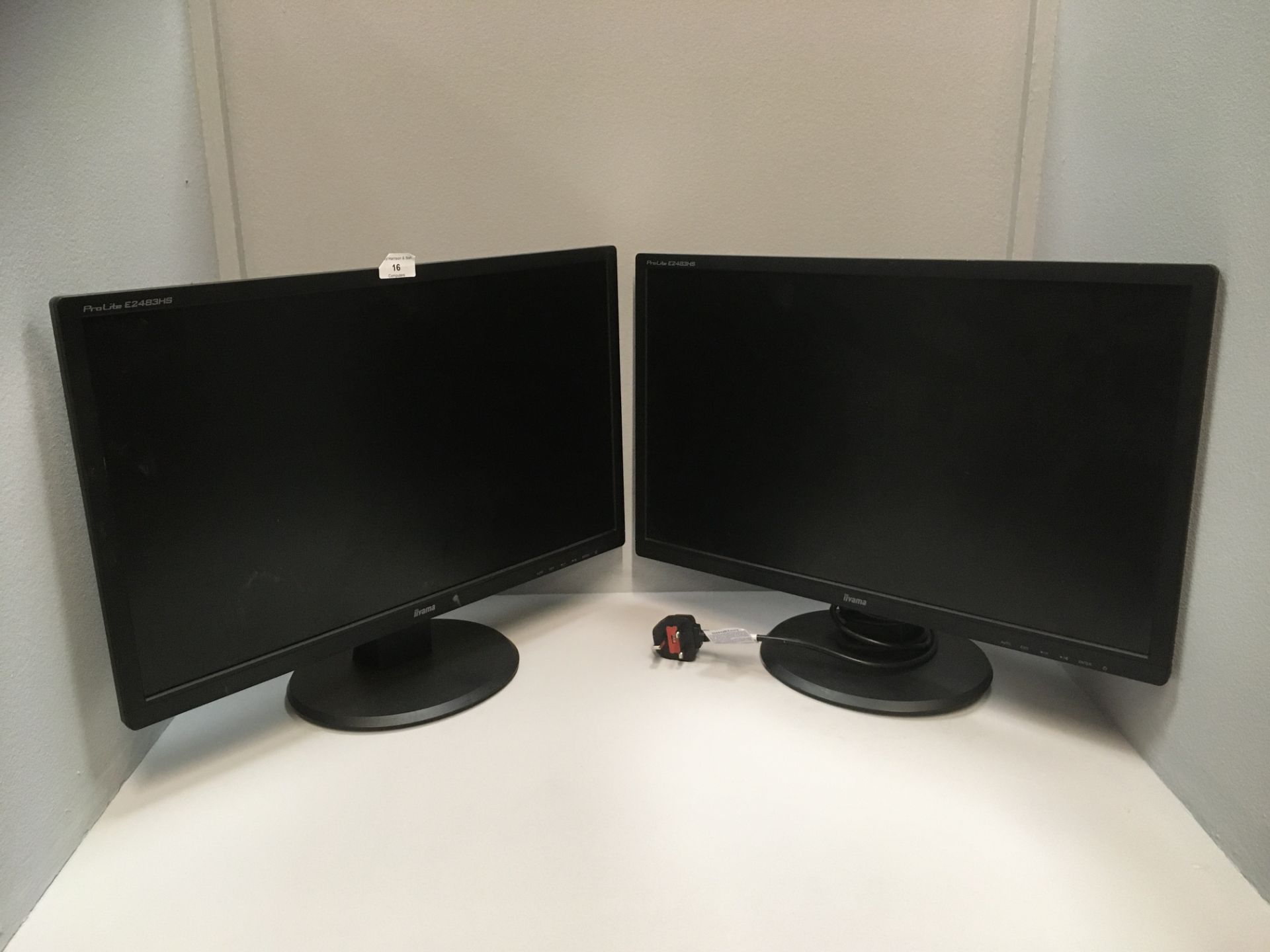 2 x Iiyama ProLite E2483HS 24" monitors