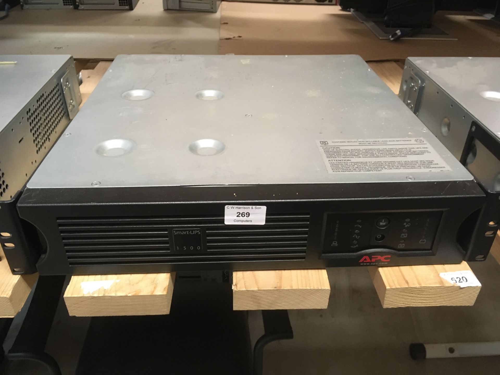 APC 1500 UPS battery back up unit