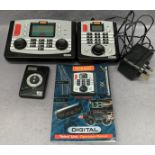 A Hornby R8213 select digital DCC controller complete with power adapter,