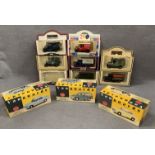 Three boxes Vanguards 1:43 scale model cars - Ford Classic 109E,