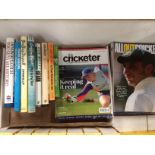 Seven cricket and football books Devon Malcolm You Guys Are History, Don Mosey, Botham,
