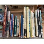 Contents to box, twenty-two books on steam trains and railways, MWG Skinner Croydon's Railways,